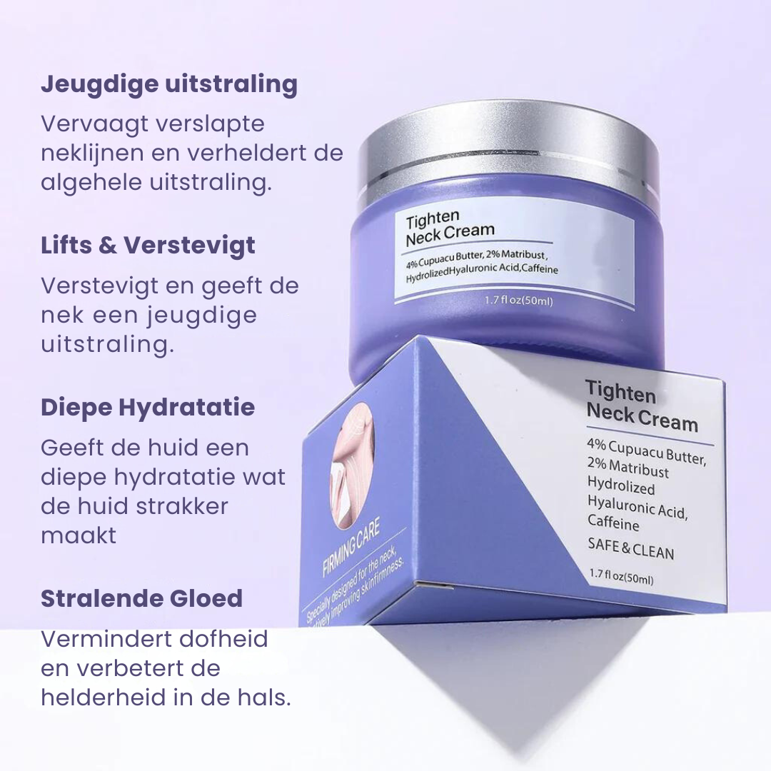 Verstevigende en liftende crème voor hals en kaak