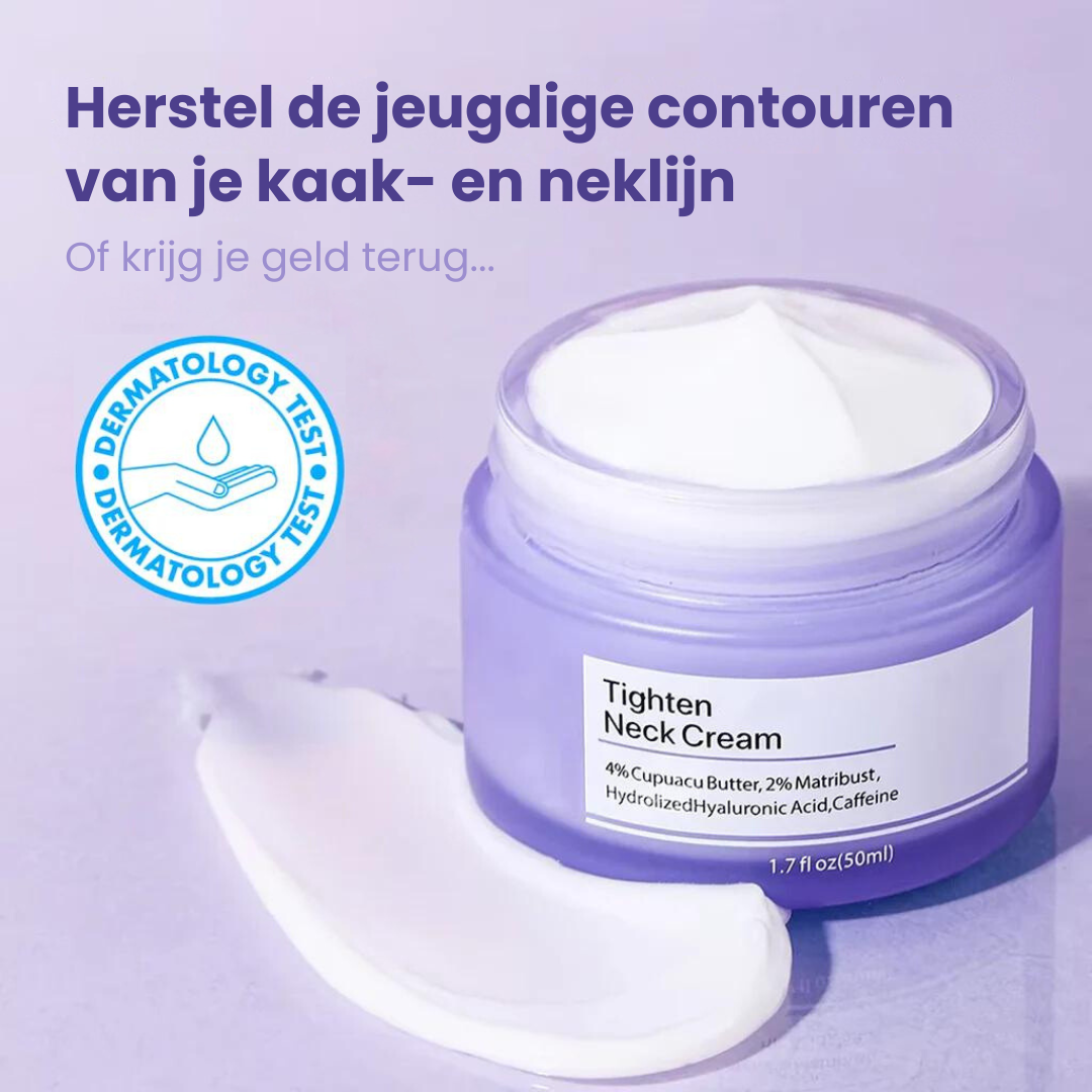 Verstevigende en liftende crème voor hals en kaak